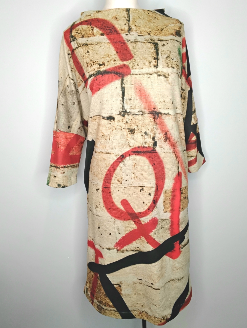 Ozai N Ku Graffiti Print Dress